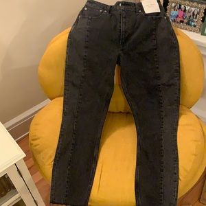 Abercrombie & Fitch Black Curve Love The Mom High Rise Jeans - size 27/4R